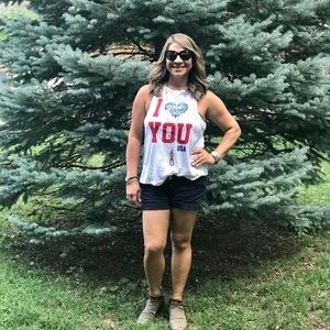 5 More Minutes I Love You USA tank top.